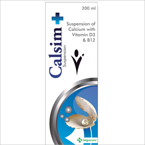 200 Ml Calcium With Vitamin D3 And B12 Syrup General Medicines