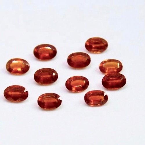 3x4mm Orange Kyanite Faceted Oval Loose Gemstones
