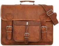 Briefcase Messenger Bag Design: Vintage