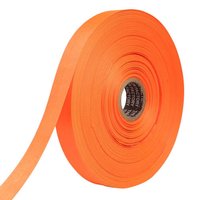 Double Satin NR  Tiger Orange Ribbons25mm/1''inch 20mtr Length