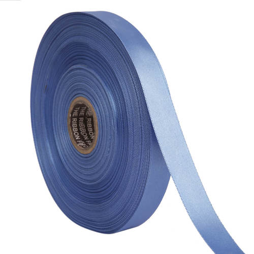 Double Satin NR  Sea Blue Ribbons25mm/1''inch 20mtr Length