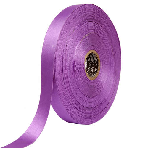 Double Satin NR  Purplle Ribbons25mm/1''inch 20mtr Length