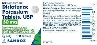 Diclofenac Potasium Tablets