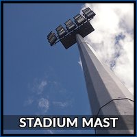 25 Mtr Stadium Mast Pole