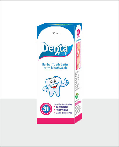 Herbal Tooth Lotion With Mouth Wash By WELLCARE