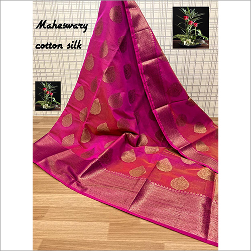Ladies Pure Cotton Silk Saree