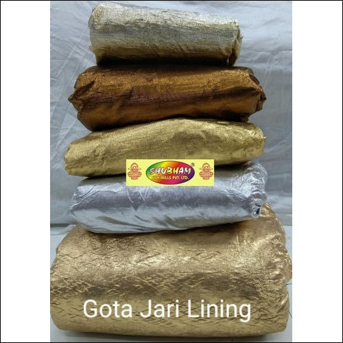 Gota zari Lining fabric