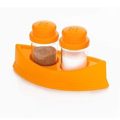 2-in-1 Plastic Kitchen Spice Storage Container