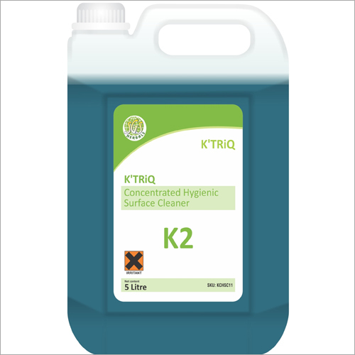 5 Ltr K2 Concentrated Hygienic Surface Cleaner