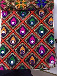 Gamthi Heavy Embroidery Work Fabric