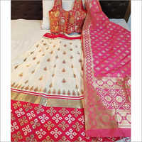 Fancy Silk Banarasi Lehenga