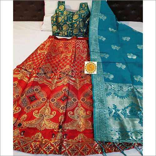 Ladies Printed Ethnic Banarasi Lehenga