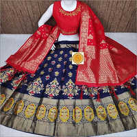 Ladies Silk Designer Lehenga