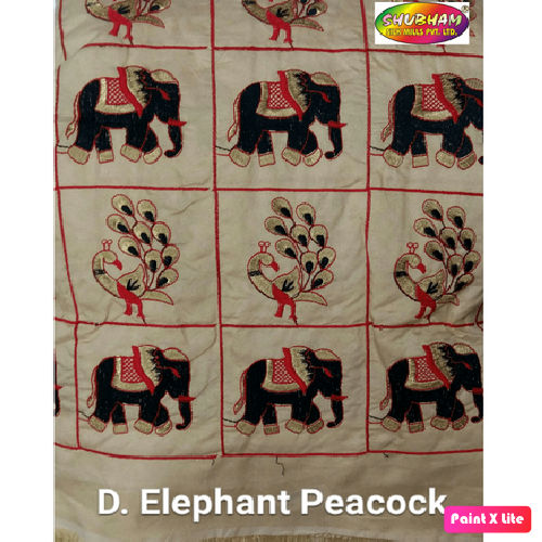 Animal Embroidery Fabric