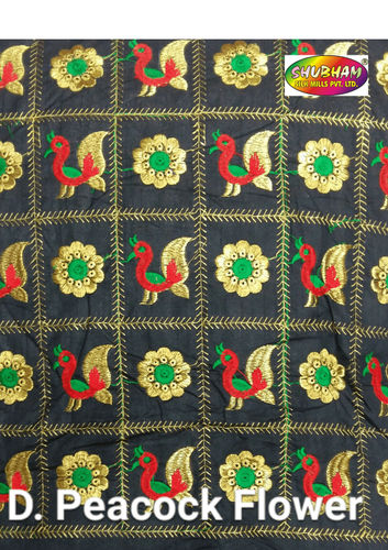 Animal Embroidery Fabric