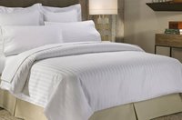 100 % Cotton Bed Sheet 1 CM Satin Strips