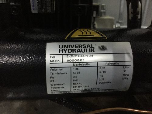 Univarsal Hydraulic Make Heat Exchanger