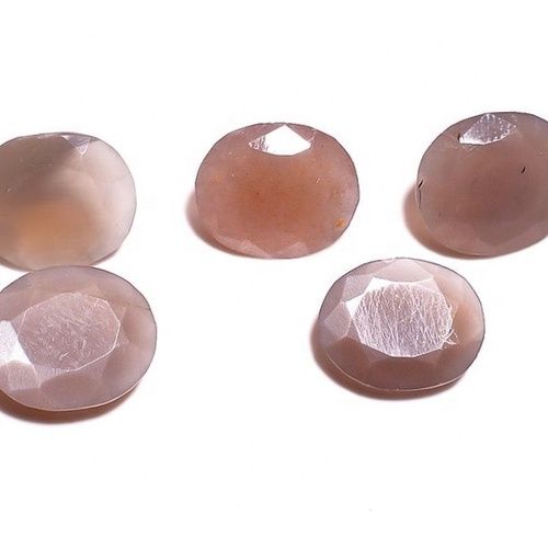 3x5mm Brown Moonstone Faceted Oval Loose Gemstones