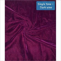 Single Tone Dark Wine Micro Velvet 9000 Fabric