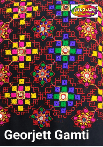 Embroidered Georgette Fabric