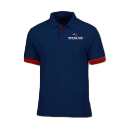 Mens Corporate T-Shirts - Natural Fabric, Size L, M, S, XL | Polo Collar, Short Sleeves, Lightweight & Breathable Comfort