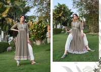 Maisha Nazneen Vol 2 Rayon Printed And Handwork Kurti With Bottom Catalog