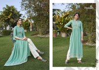 Maisha Nazneen Vol 2 Rayon Printed And Handwork Kurti With Bottom Catalog