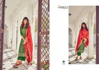 Ibiza Suit Silky Pure Woven Russian Silk Jacquard Designer Salwar Suit Catalog