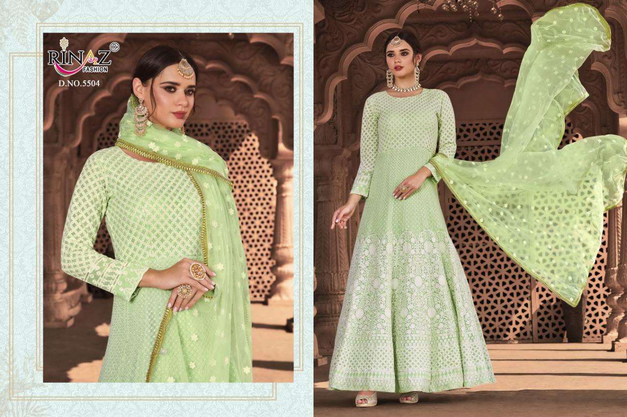 Rinaz Fashion Rim Zim Vol 6 Butterfly Net With Work Pakistani Suit Catalog