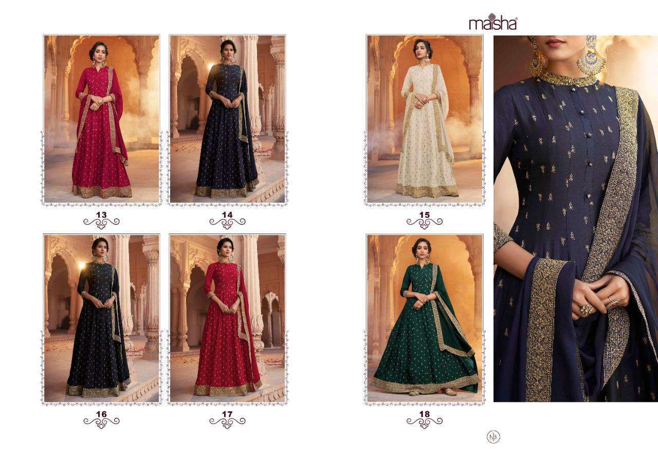 Maisha Maskeen Vol 4 Russian Silk Readymade Suit Catalog