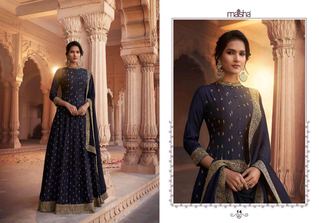 Maisha Maskeen Vol 4 Russian Silk Readymade Suit Catalog