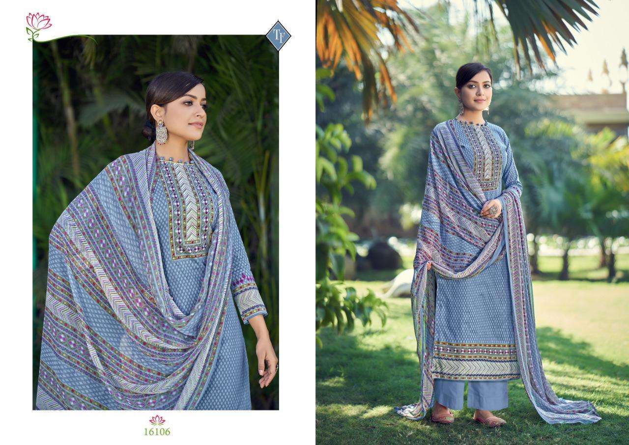 Tanishk Fashion Aarna Lawn Cambric Printed Dress Material Catalog