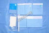 Surgical Pack & Drape - Laminated Sms 150x250cm, Light Blue & Green, Multi-speciality Use, Preventive Bacterial Migration, Highly Effective, Medical Grade Fabrics