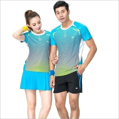 Badminton Sports Uniform - Polyester Material Unisex Design for Adults | Comfortable Fit for Active Play Lightweight and Durable Fabric