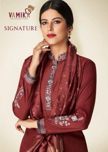Vamika Nx Singature Muslin Silk Readymade Suit Catalog
