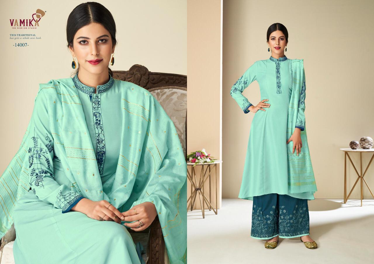 Vamika Nx Singature Muslin Silk Readymade Suit Catalog