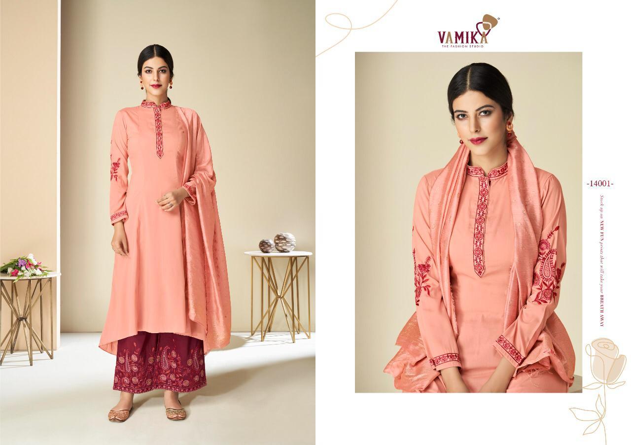 Vamika Nx Singature Muslin Silk Readymade Suit Catalog
