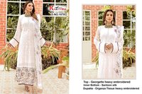 Khayyira La Fluer Georgette With Heavy Embroidery Pakistani Salwar Suit Catalog