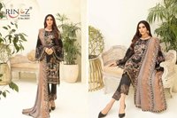 Rinaz Fashion Ramsha Vol-5 Faux Georgette Pakistani Style Salwar Kameez Catalog