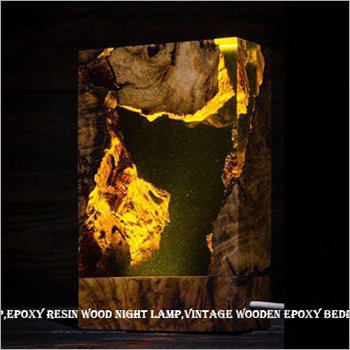 Epoxy Resin Maple Wood Night Lamps