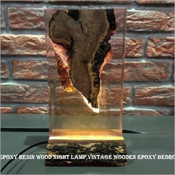 Resin Natural Wood Night Lamps