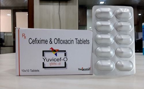 Cefixime Trihydrate I.p. 200 Mg + Ofloxacin I.p. 200 Mg (Alu Alu)