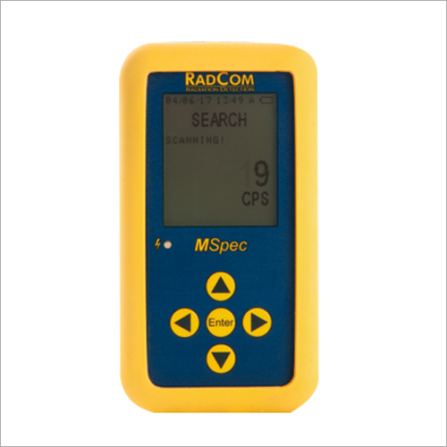 Spectroscopic Personal Radiation Detector By RADCOMM SYSTEMS CORP. INDIA PRIVATE LIMITED