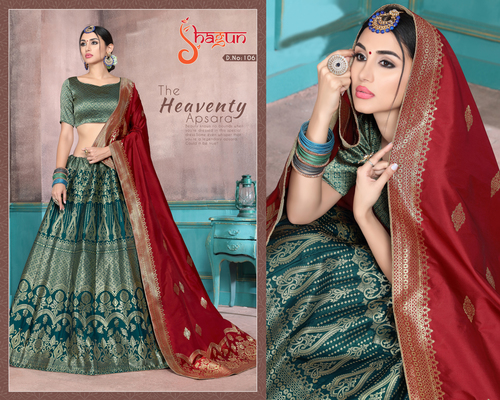 Designer Jacquard Ladies Lehenga