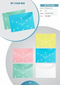 Multicolor My Clear Bag STAR-MC-511F