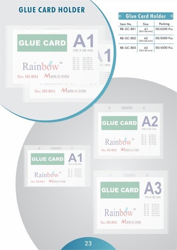 Glue Card Holder / I card By RAINBOW PAPER INDUSTRIES PVT. LTD.
