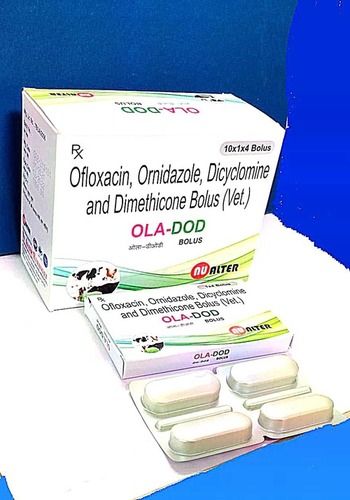 Ofloxacin Ornidazole Dicyclomine Dimethicone Bolus