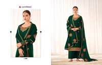 Aashirwad Creation Rashmi Tussar Silk With Embroidery Work Designer Suit Catalog