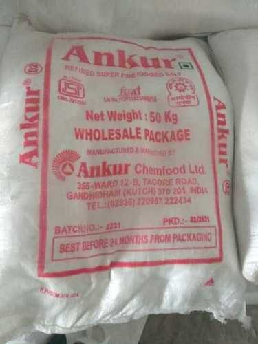 Refined Super Fine Iodised Salt Grade: Industrial Grade