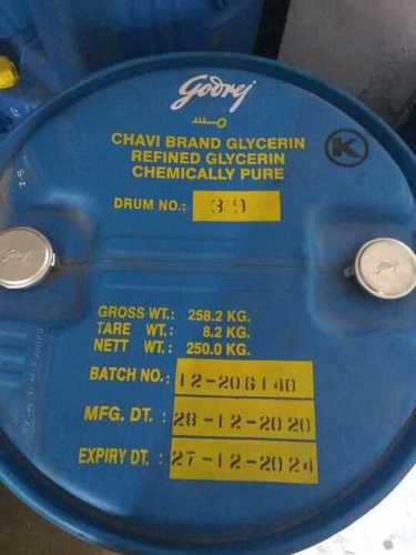 Refined Glycerin Chemically Pure Grade: Industrial Grade